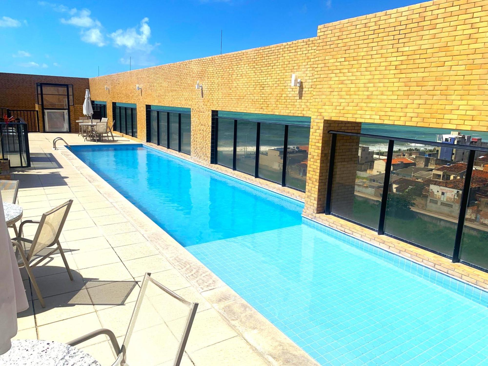 Apartamento 50M Praia- Piscina - Vista Mar - Academia - Maceió Exterior foto