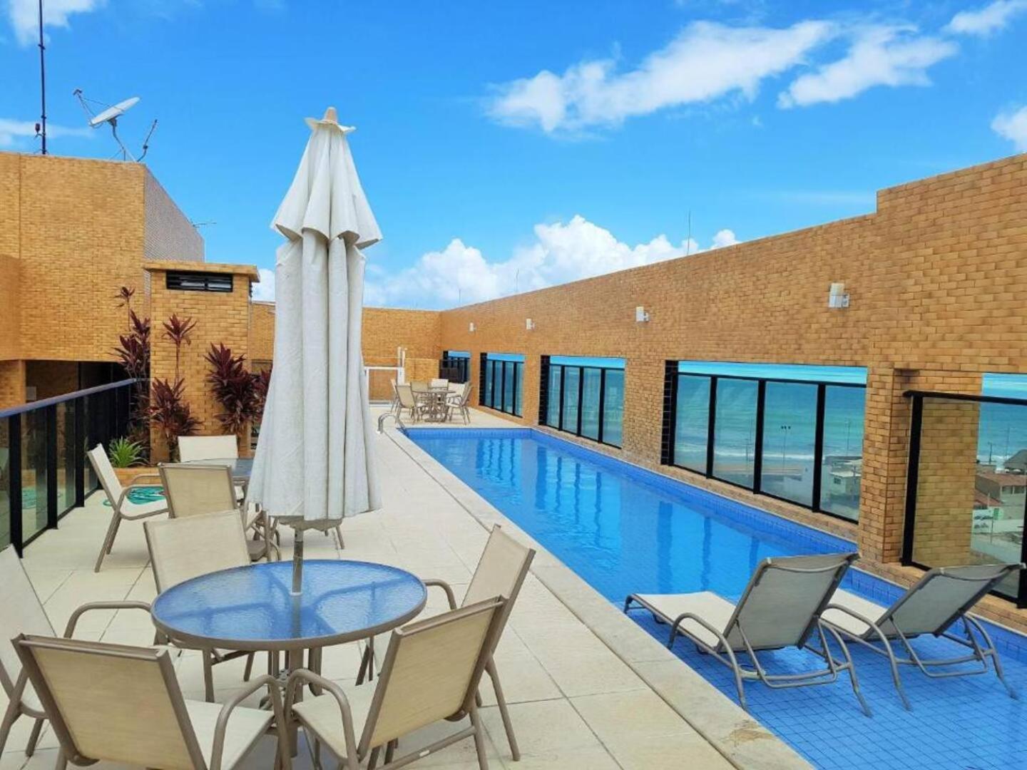 Apartamento 50M Praia- Piscina - Vista Mar - Academia - Maceió Exterior foto